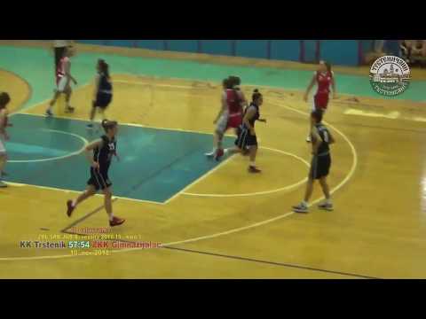 ŽRL JUG-B: II POLUVREME DAME, KK Trstenik – ŽKK Gimnazijalac (Pirot) 57:54; Trstenik SRB, nov 2018.