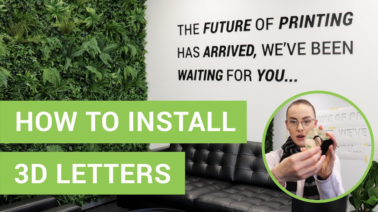 Easy Signs 3D Letters Installation