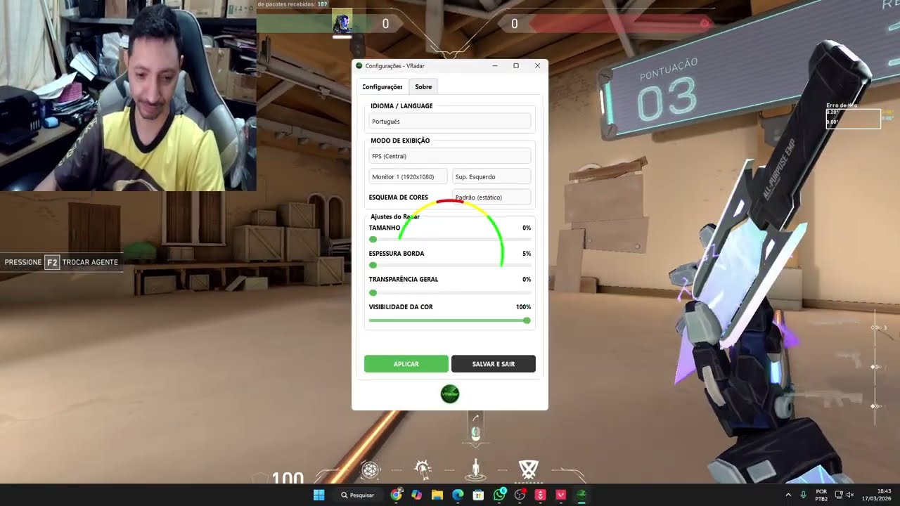 Gameplay no Valorant