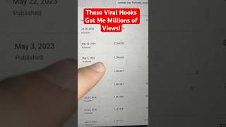 Use These Viral YouTube Hooks For More Views! #shorts