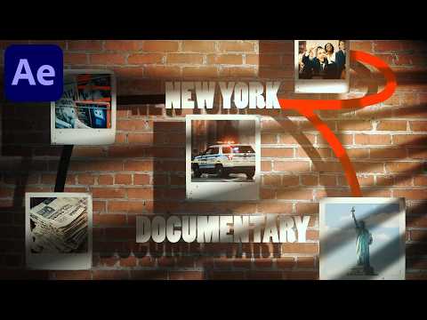 Cinematic Documentary Edit in After Effects  - After Effects Tutorial | Cinematic Lighting