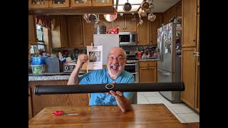 Camping & Outdoor Movie Nights - Pyle 40" Projector Screen - PRJTP46 - Lite Pull Up Screen - Vanlife