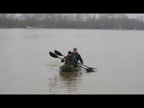 Cu caiacul pe Somes. Pe ape tulburi in tandem.