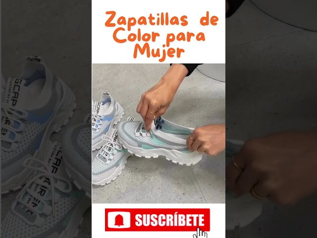 Vídeo relacionado con Zapatillas de deporte para mujer, estilo retro, planas, para caminar, tenis y patinaje, suela de goma clásica, zapatillas deportivas de moda, zapatos casuales, amarillo, 39 EU