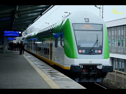 DRAGON. Pierwszy przejazd. Część 1 Warszawa - trasa S8. Koleje Mazowieckie. Bombardier.