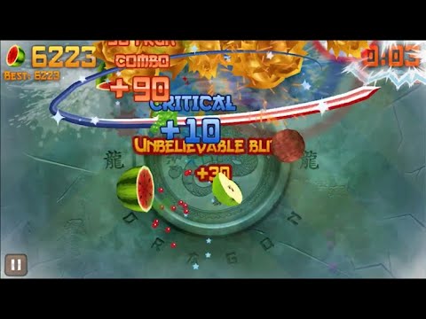 Fruit Ninja New HIGHEST World Record in Arcade Mode | 7703