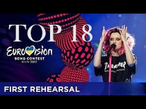 REHEARSALS | TOP 18 SEMI FINAL 1 | EUROVISION SONG CONTEST 2017