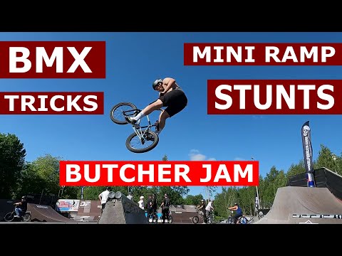 Butcher Jam Flensburg 2022 | Brilliant BMX stunts in the mini ramp