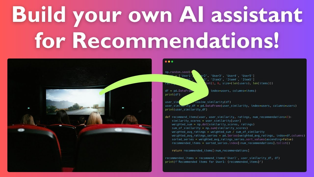 Code Your Own Recommendation System in Python! (Collaborative Filtering Explained)