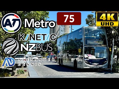 [Auckland Transport Bus: 75 City Centre Wynyard Quarter to Glen Innes, Remuera & Newmarket] E500MMC