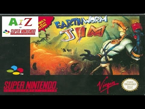 A to Z of SNES games - EARTHWORM JIM