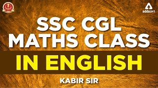 SSC CGL 2019 | MATH CLASS | ENGLISH MEDIUM |  BY KABIR SIR   | 3:00 PM - 4:00 PM