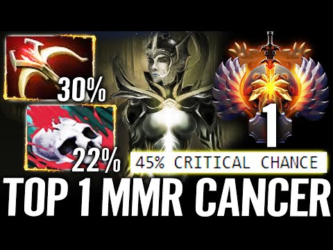 🔥 TOP 1 MMR 45% CRIT CHANCE — Daedalus Phantom Assassin + Rapier WTF Cancer Dota 2 Pro