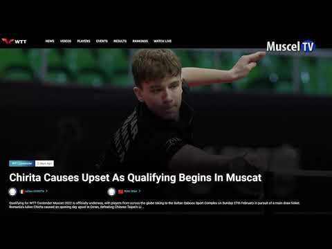 Jurnal MUSCEL TV 02.03.2022 SPORT – tenis de masă– evoluție foarte bună a lui Iulian Chirița în Oman