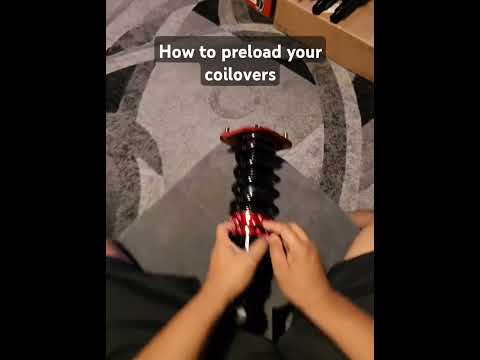 Preloading Coilovers (Largus Coilovers) #jdm #coilovers #suspension