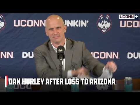 Dan Hurley rips up stat sheet after UConn's loss to Arizona | ESPN College Basketball