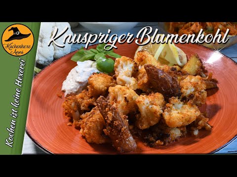 Herrlich leichter , knuspriger Blumenkohl ( Karfiol ) aus dem Backofen
