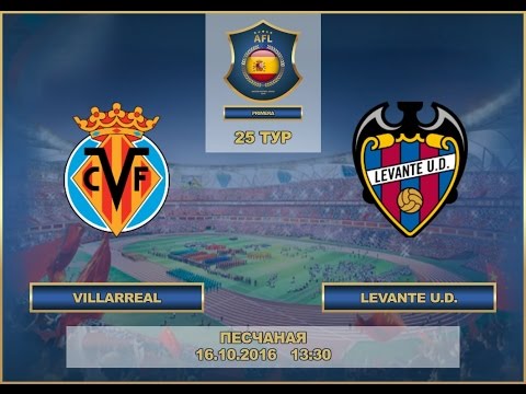 AFL. Spain. Premiere League. 25 tour. Villareal - Levante
