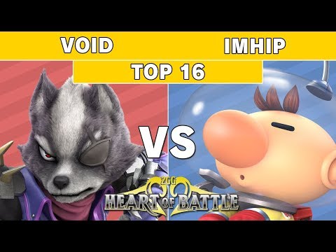 Heart of Battle - CLG | Void (Wolf) vs Imhip (Olimar) Winners Quarter - Smash Ultimate