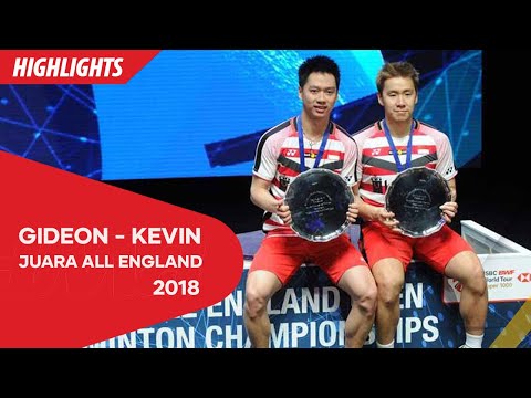 Marcus Gideon - Kevin Sanjaya Juara All England 2018 - Highlights Final vs Mathias Boe/Carsten M