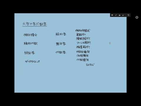 理学部　数学コース紹介（オープンキャンパス2022）