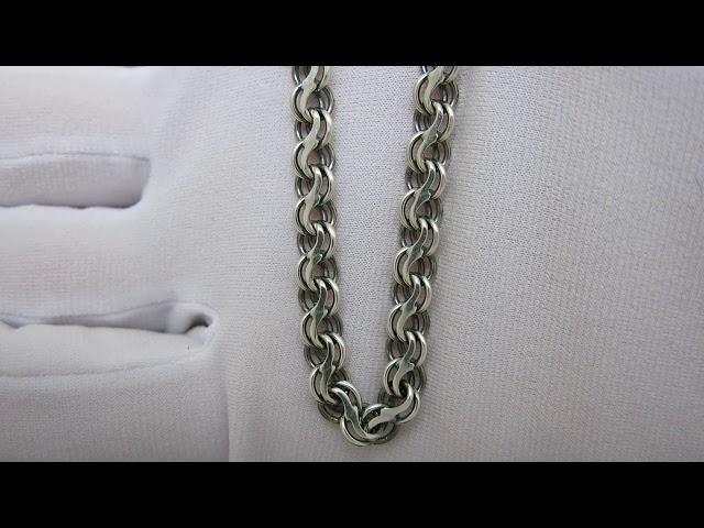 Срібний ланцюжок 4100082-(Р-25) Відео огляд