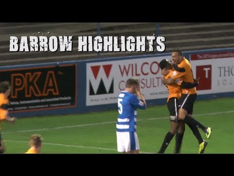 Barrow AFC Vs Stockport County - Match Highlights - FA Trophy - 16.11.2013