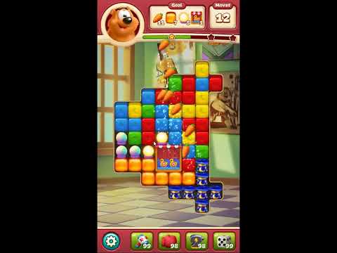 Toon Blast Level 7414 - NO BOOSTERS 🐻🐺🐱 | SKILLGAMING ✔️