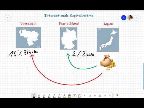 VWL - Zusammenhang von Zinsniveau und internationalen Kapitalströmen