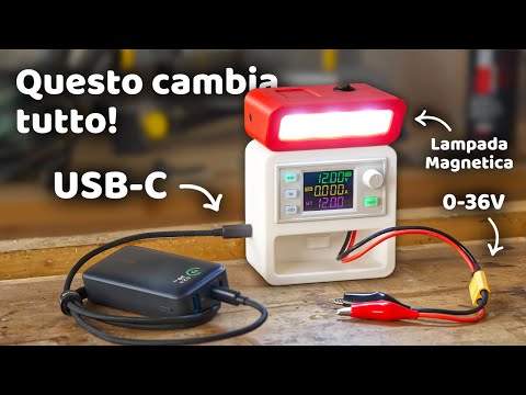 Lo strumento indispensabile a cui NESSUNO ha mai pensato! Alimentatore da Banco USB-C FAI da TE