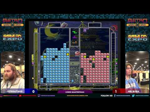 TetrisAttackr vs Mr. Boba (Losers Quarterfinals) - Tetris Battle Gaiden (SNES) - Game On Expo 2024