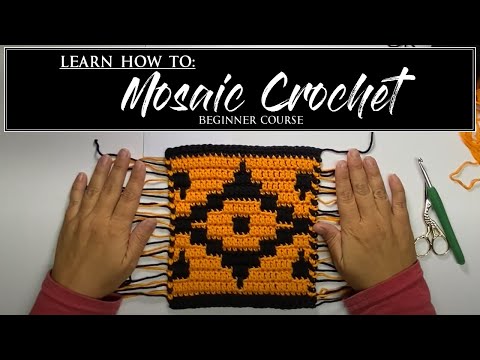 Mosaic Crochet Swatch