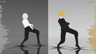 【MMD】ヴィラン [villain](Short ver.)[back side ＆ mirror][60fps]【初音ミクカバー】