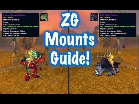 Stranglethorn Vale Zul'Gurub (ZG) Mount Run/ Guide