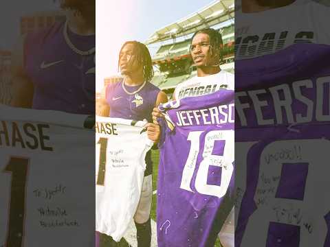 Joe Burrow Chooses Between Ja’Marr Chase and Justin Jefferson 😯 #shorts #nfl