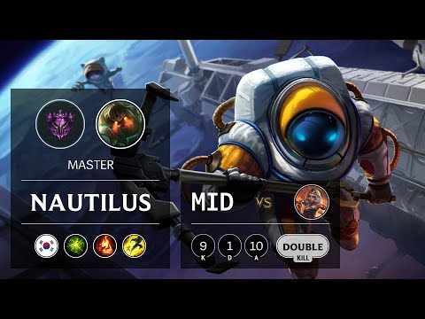 Nautilus Mid vs Qiyana - KR Master Patch 9.17