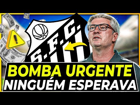 🚨SAIU AGORA! VIU ISSO TORCEDOR? ESSA SURPREENDEU A TORCIDA DO SANTOS! NOTICIAS DO SANTOS HOJE!