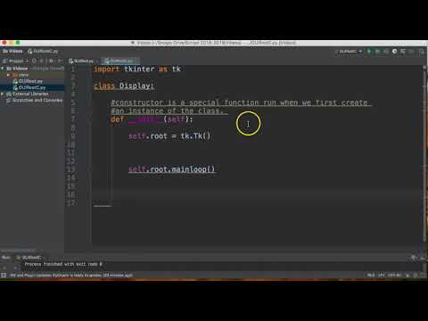 Python 3 Tkinter Gui Root Class
