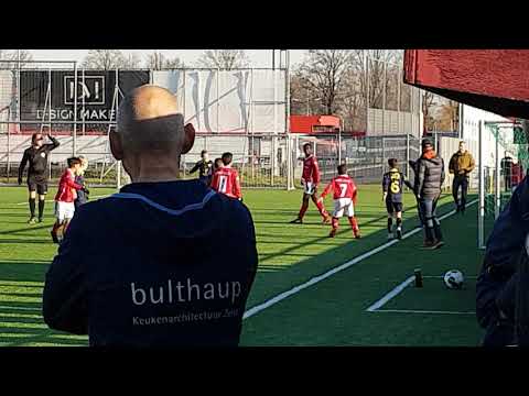 VRC JO13-2 uit tegen DOVO JO13-3 tweede helft deel 2 16022019
