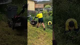 This Was Too Much for Her… So We Took Over #gardening #beforeandafter #yardwork