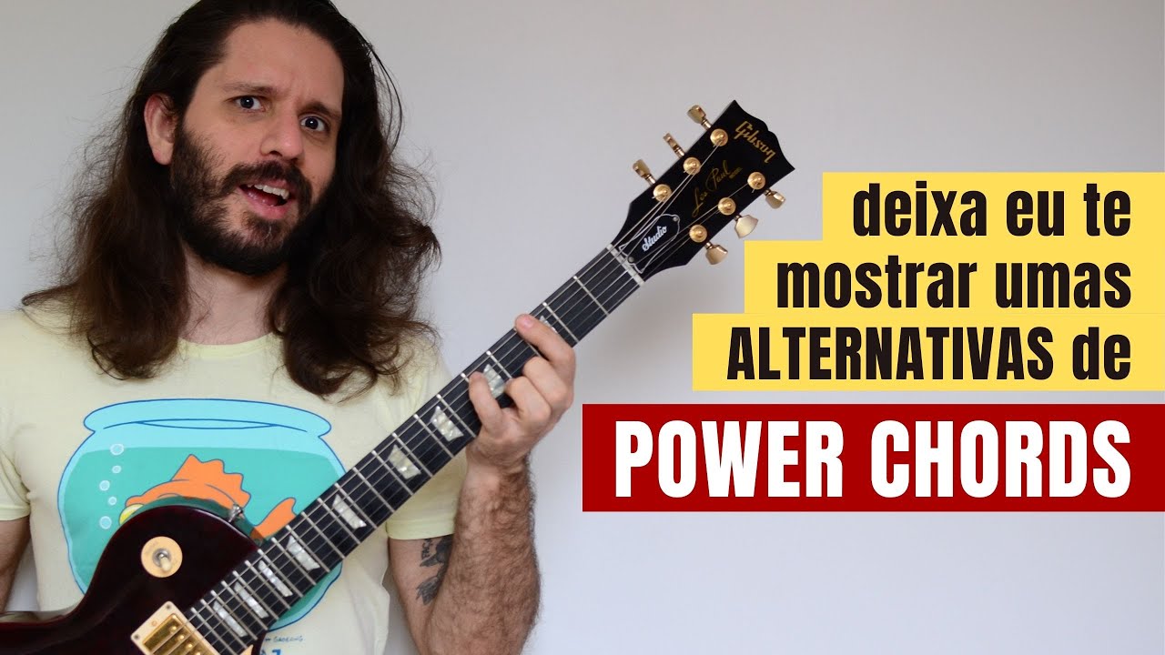 Como criar bases com POWER CHORDS | dicas  de guitarra