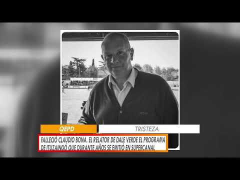 FALLECIÓ CLAUDIO BONA. RELATOR DE DALE VERDE PROGRAMA PIONERO DE ITUZAINGÓ EN CANAL 3 QEPD