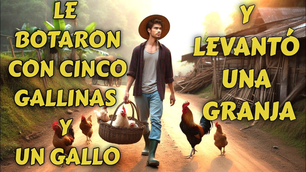 LE BOTARON CON CINCO GALLINAS Y UN GALLO Y LEVANTÓ UNA GRANJA/ TANKA Y EL DUENDE
