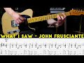 What I Saw - John Frusciante (Lesson)