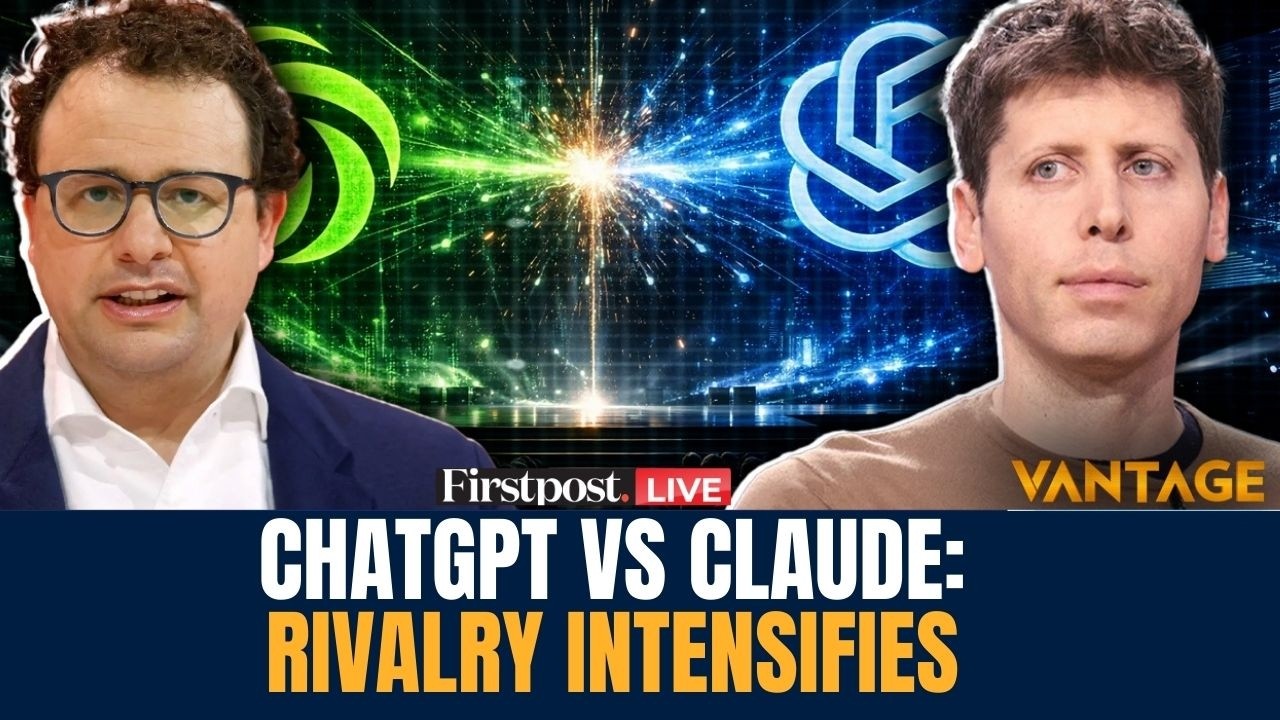 ChatGPT vs Claude LIVE | AI Summit Awkward Moment: Altman vs Amodei on Stage | N18G
