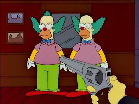 The Simpsons - Homer and Krusty's Bicycle Trick
