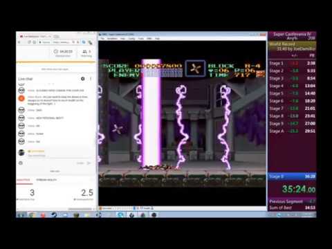 Super Castlevania IV Speedrun Epic Fail