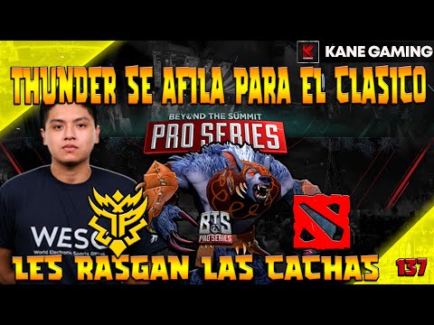 THUNDER SE AFILA PARA EL CLASICO "LES RASGAN LAS CACHAS" (THUNDER PREDATOR VS 5 MAN MIDAS)