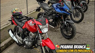 PRAINHA BRANCA COM OS PARCEIROS START 160 E VARIOS FOGUETES 🚀😍🌊