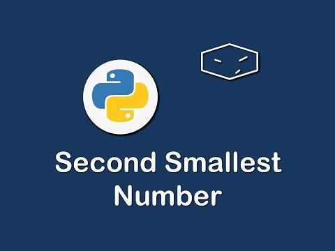 second smallest integer from list in python 